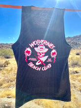 Load image into Gallery viewer, Black Wolverines Tank Top, No Kooks, No Commies Beach Club Jolly Roger design.
