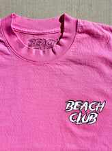 Load image into Gallery viewer, Neon Pink Tee, No Kooks, No Commies Beach Club Jolly Roger design.
