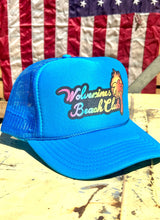 Load image into Gallery viewer, Wolverines Beach Club, Aloha design Trucker Hat
