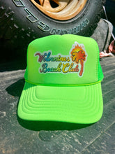 Load image into Gallery viewer, Wolverines Beach Club, Aloha design Trucker Hat
