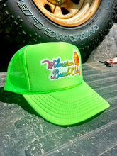 Load image into Gallery viewer, Wolverines Beach Club, Aloha design Trucker Hat
