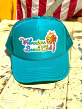 Load image into Gallery viewer, Wolverines Beach Club, Aloha design Trucker Hat
